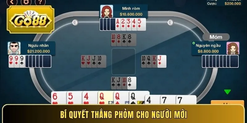 Bí quyết thắng Phỏm cho người mới