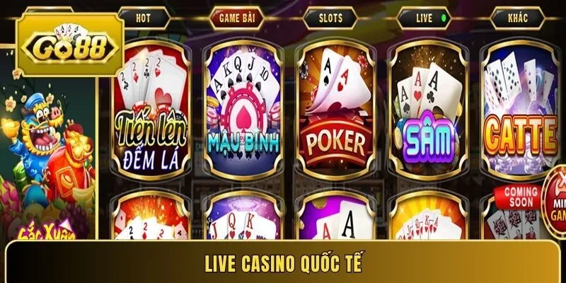 Live casino quốc tế